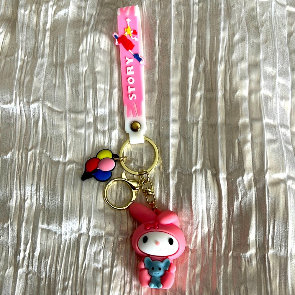 Hello Kitty My Melody keychain new